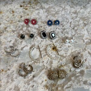 10 pairs of Elegant and Fun Earring Sets